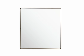 Kye 407A04GO 30x30 Square Mirror - Goldwall mounted decorative mirror,full length dressing mirror