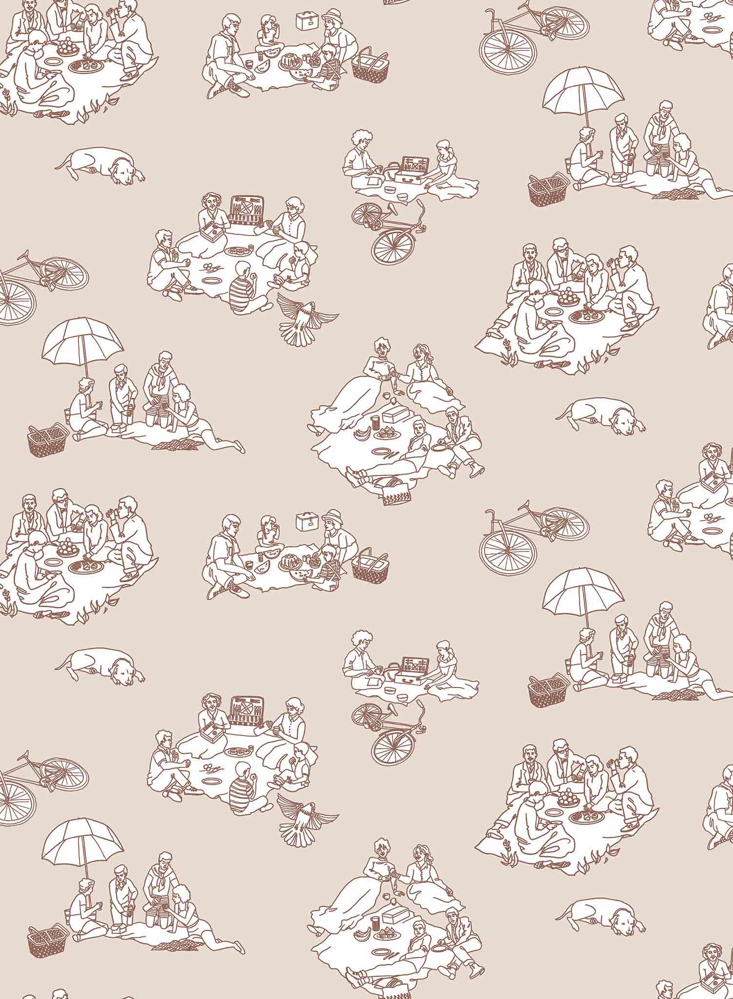 La Fontaine, Wallpaper