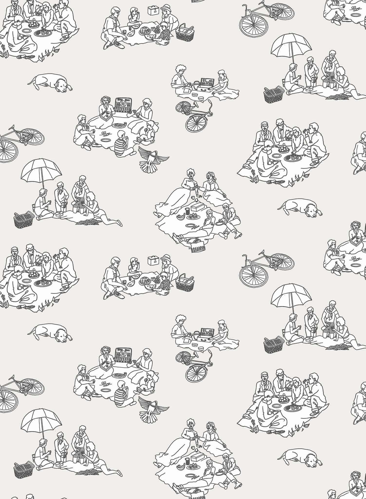 La Fontaine, Wallpapernordic minimalist wallpaper