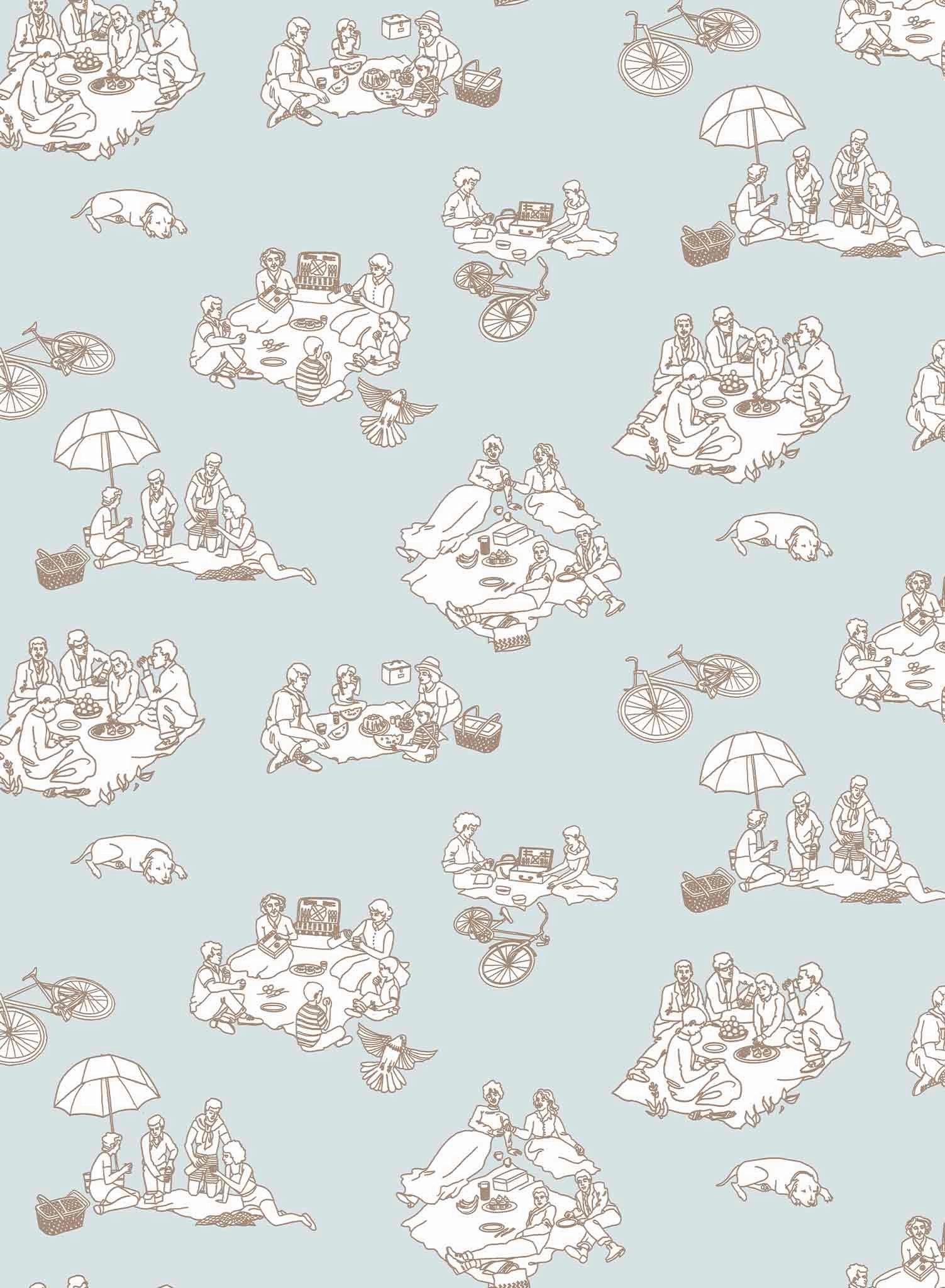 La Fontaine, Wallpaper
