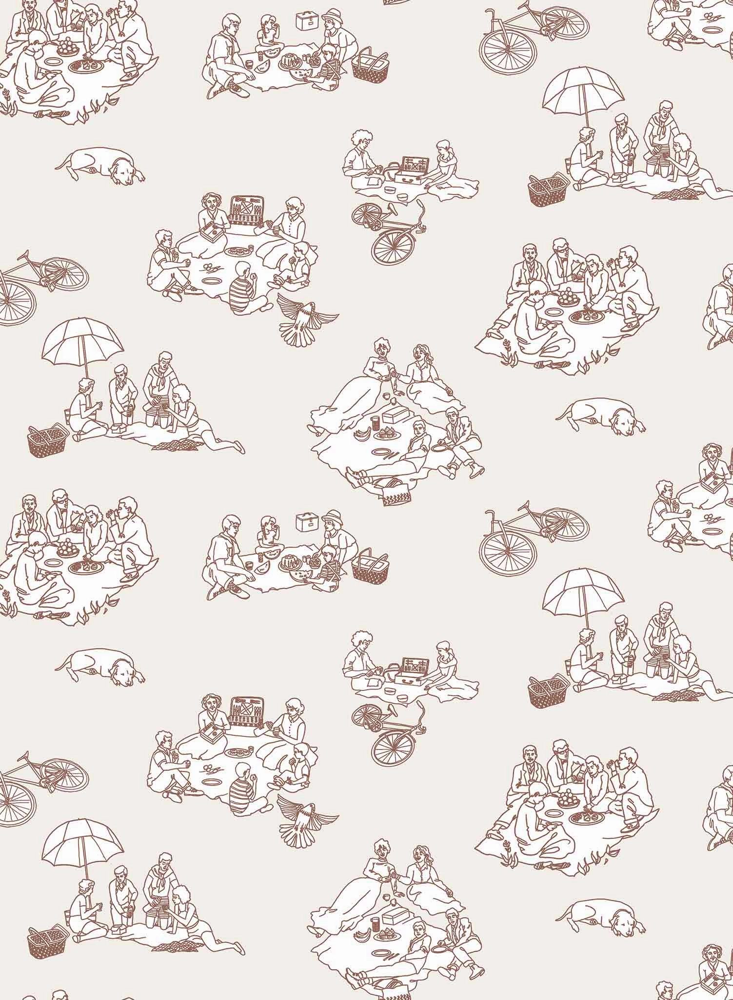 La Fontaine, Wallpaper
