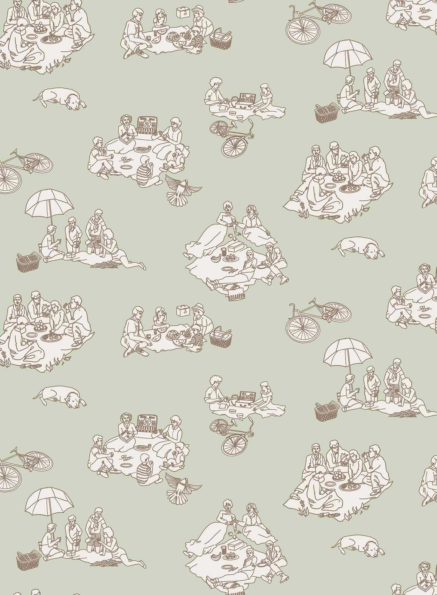 La Fontaine, Wallpaper