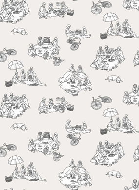 La Fontaine, Wallpapernordic minimalist wallpaper