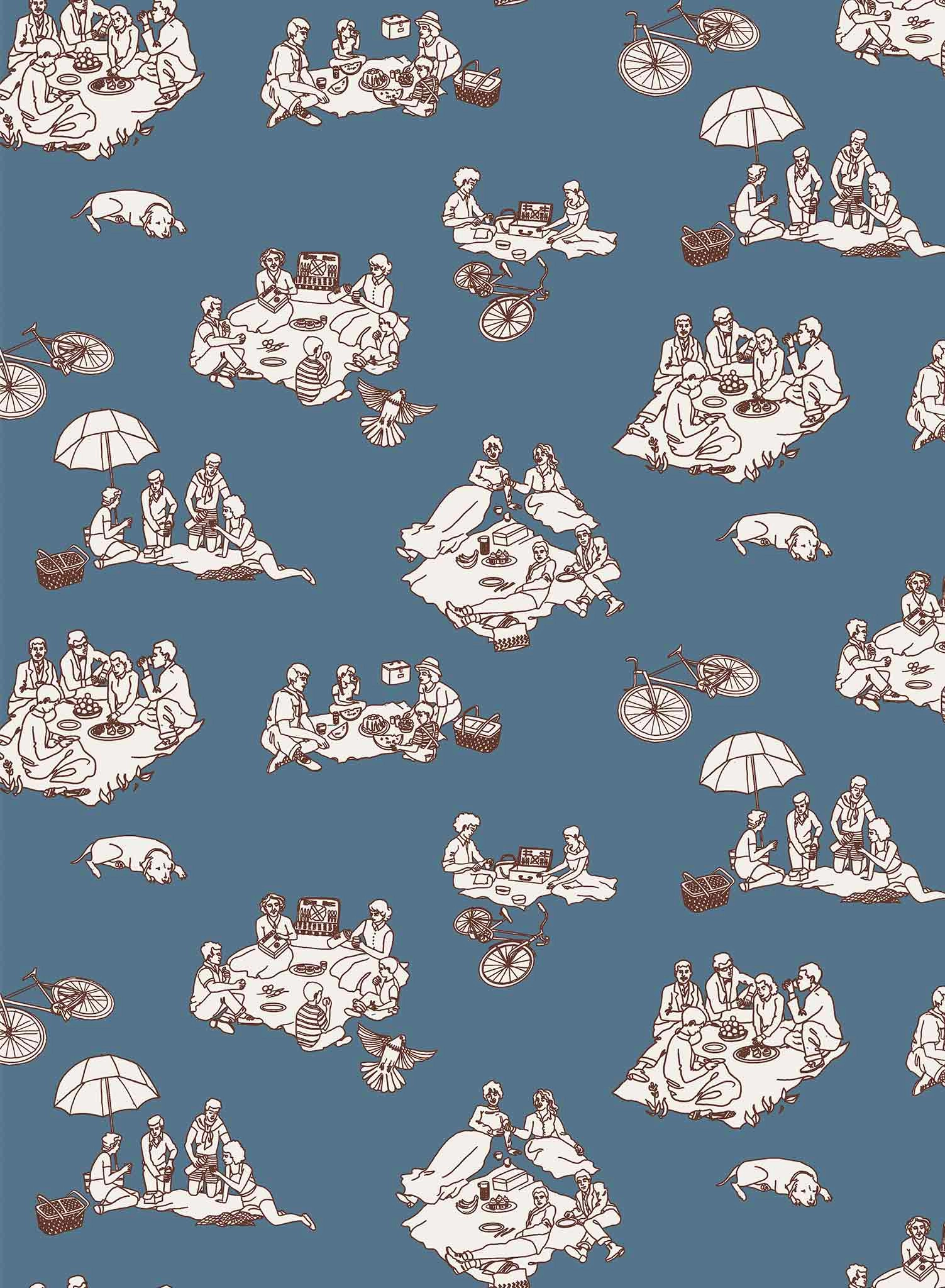 La Fontaine, Wallpaper