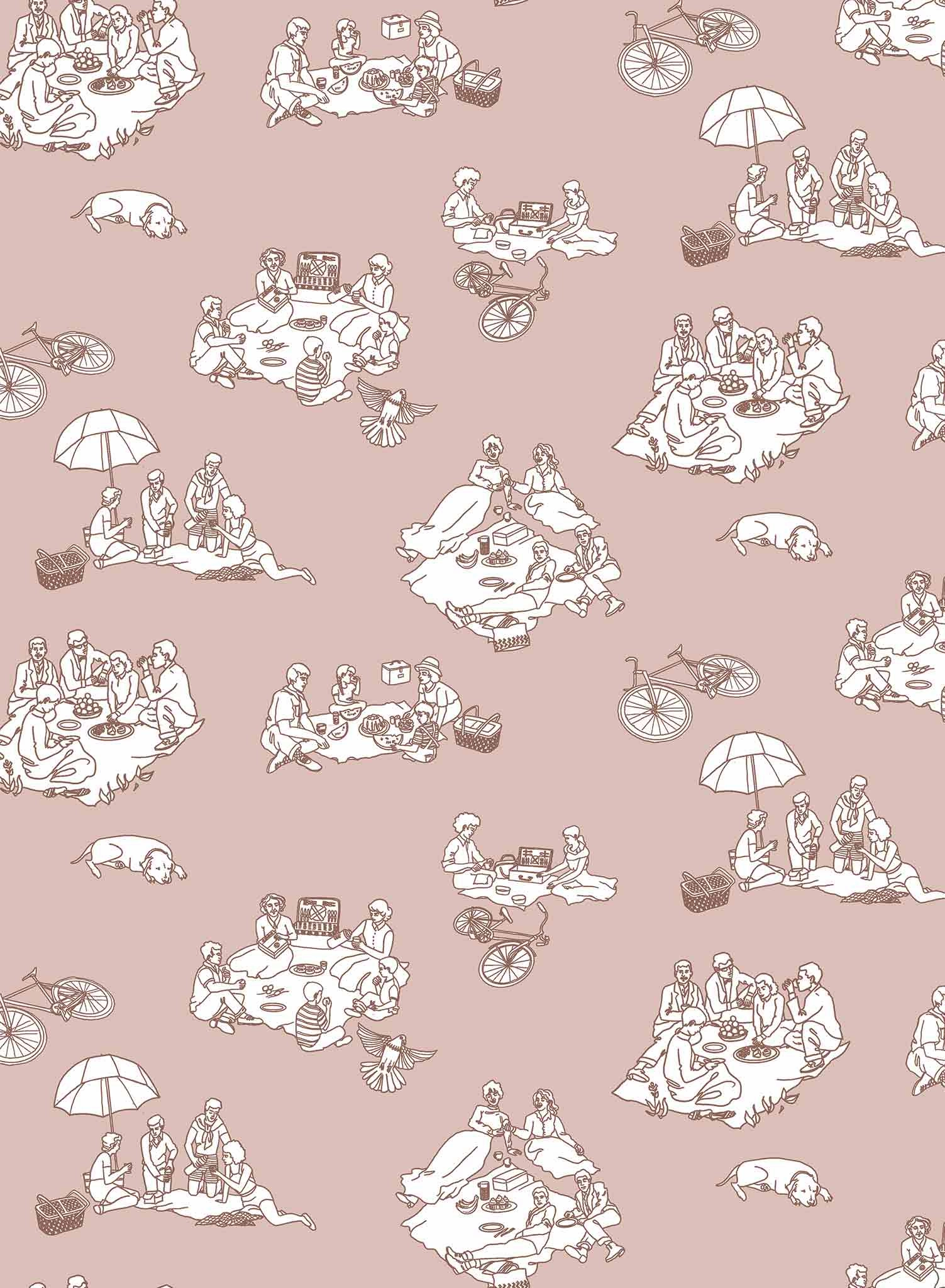 La Fontaine, Wallpaper