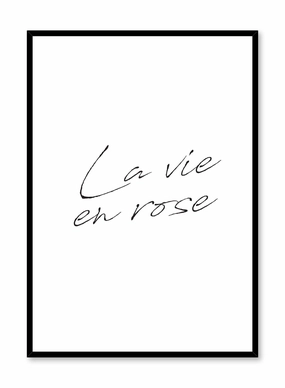 La Vie En Rose, Posterpop culture themed posters