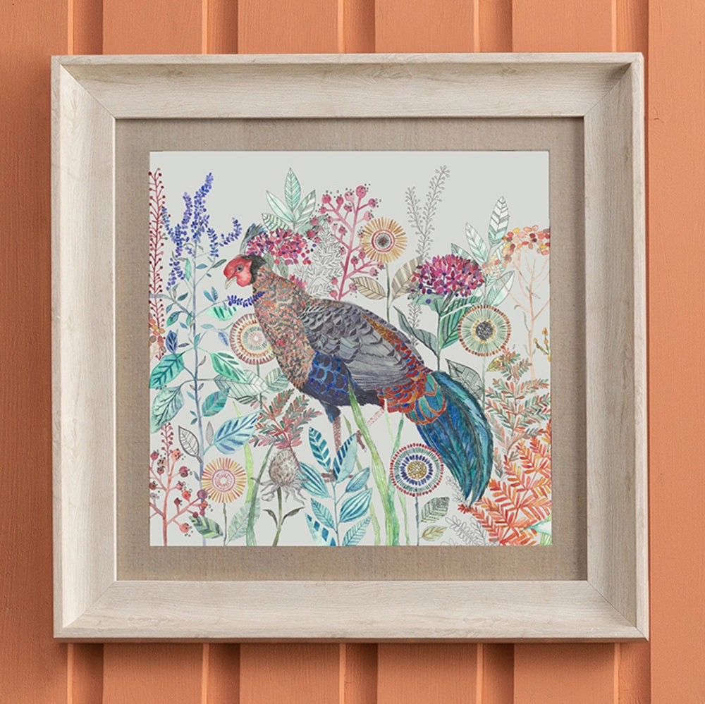 Lady Amherst Framed Print Linen