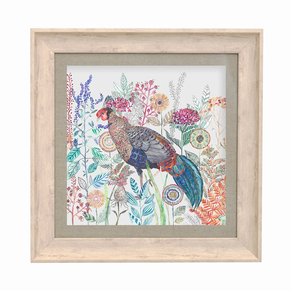 Lady Amherst Framed Print Linen
