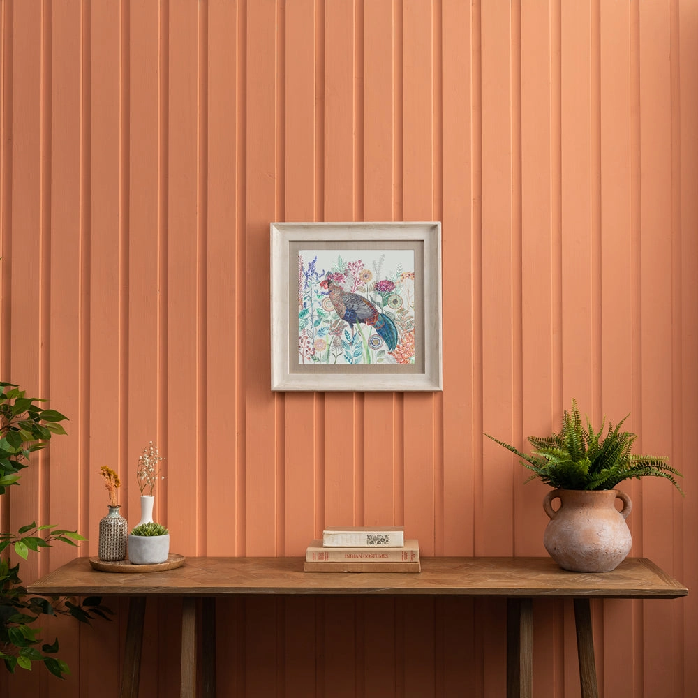 Lady Amherst Framed Print Linen