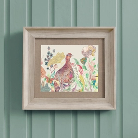 Lady Grouse Framed Print Linenmodern home decor ,home decor for bedroom 