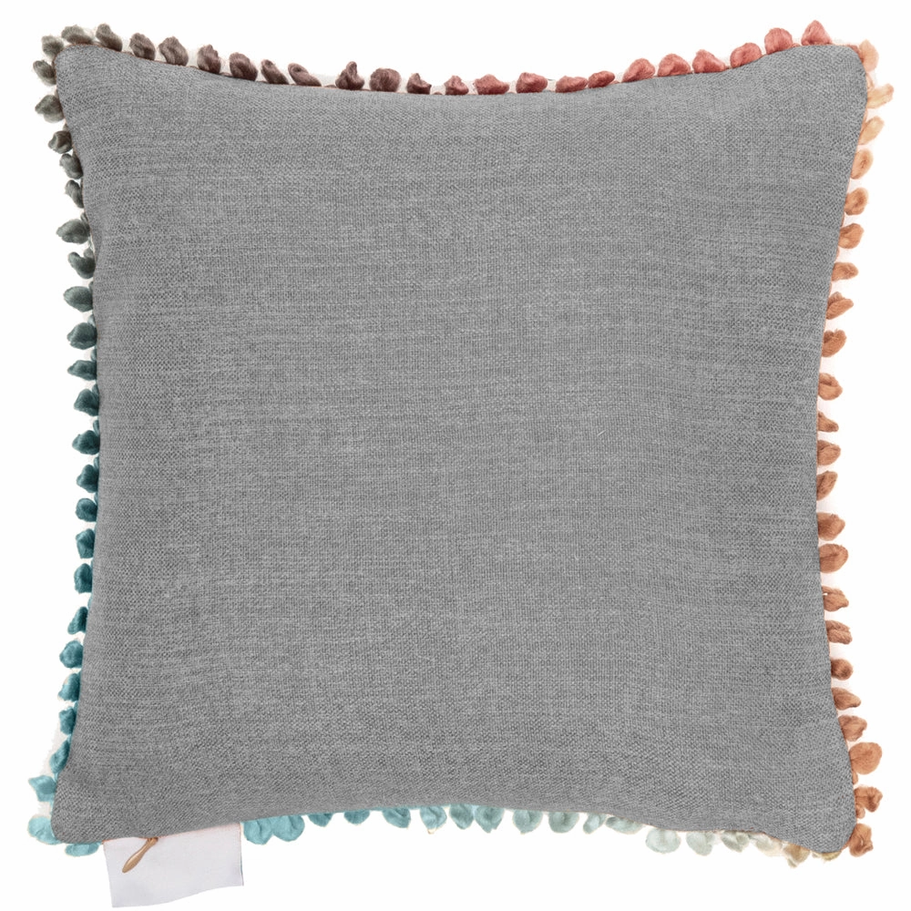 Lady Grouse Small Printed Feather Cushion Robins Egg