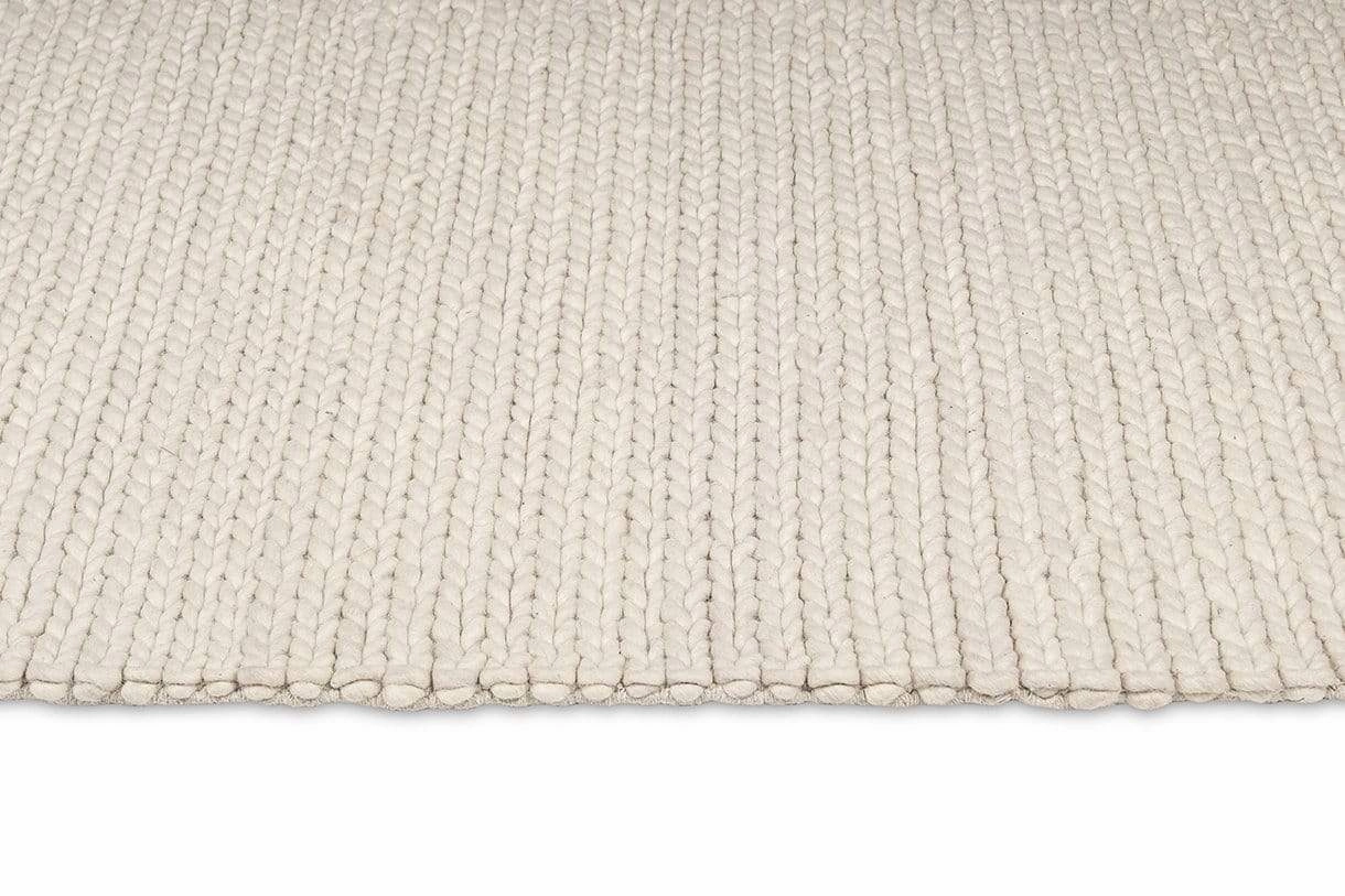 Laila Ivory Braided Wool Rug