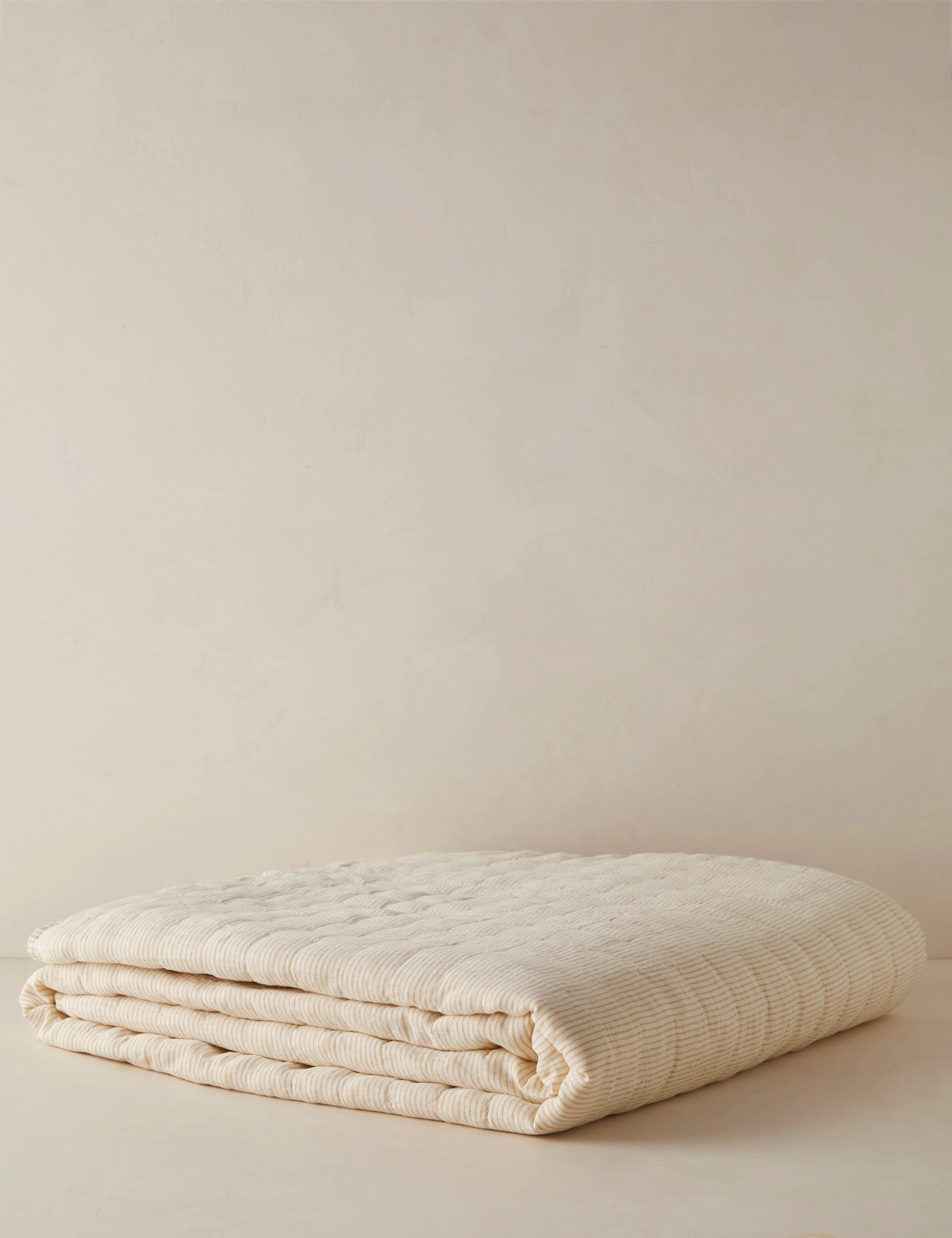 Lammin Linen Quilted Coverlet by Sarah Sherman Samuel