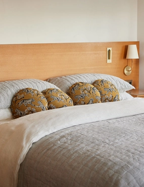 Lammin Linen Quilted Coverlet by Sarah Sherman Samuelbedding sets ,throw blankets 