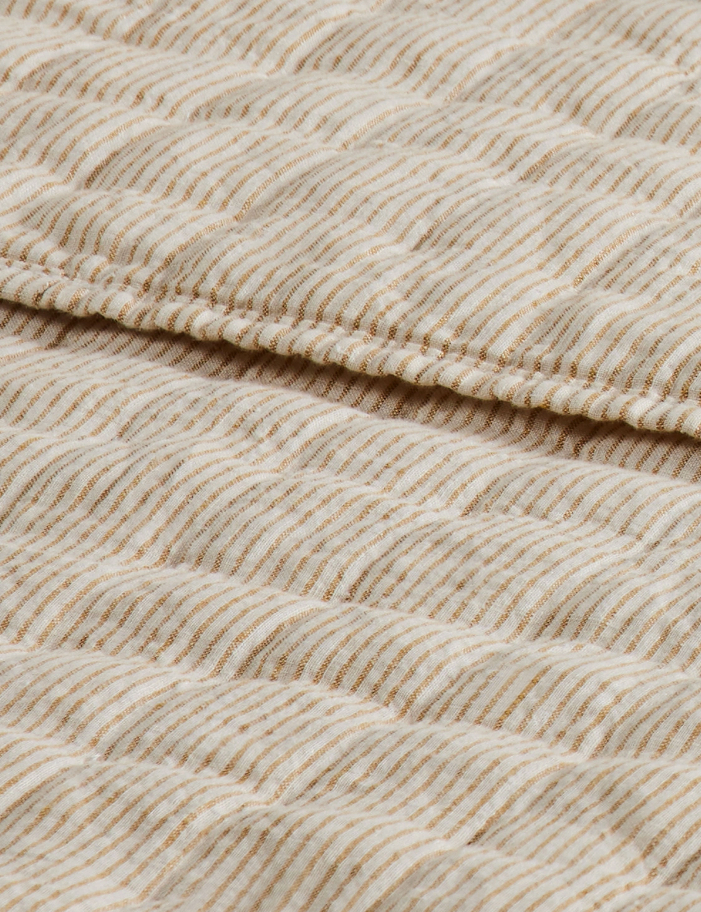 Lammin Linen Quilted Coverlet by Sarah Sherman Samuel