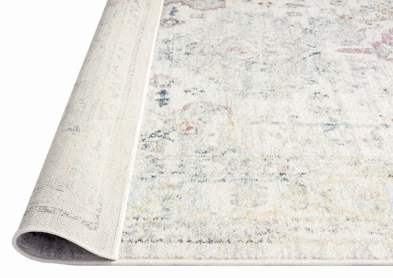 Lara Orange and Purple Multi-Colour Distressed Rug *NO RETURNS UNLESS FAULTY