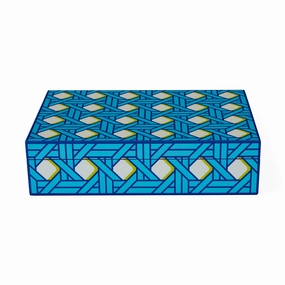Large Basketweave Lacquer Boxdecorative storage box ,stackable storage box 