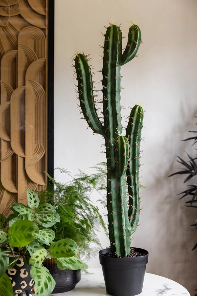 Large Faux Cactus Plant
