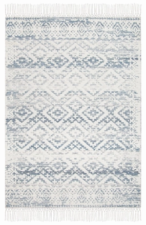 Larissa Blue and Ivory Rug *NO RETURNS UNLESS FAULTYmodern color block patchwork rug
