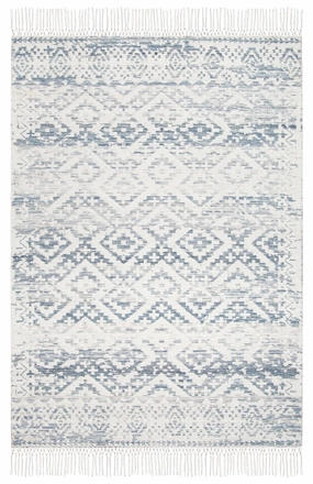 Larissa Blue and Ivory Rug *NO RETURNS UNLESS FAULTYmodern color block patchwork rug