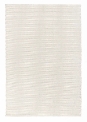 Larvic Ivory Chunky Wool Rugmodern color block patchwork rug