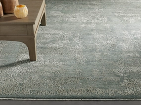 Lascala Hand-Knotted Rugmodern color block patchwork rug