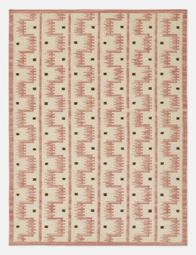 Lassas Handwoven Wool Rugmodern color block patchwork rug