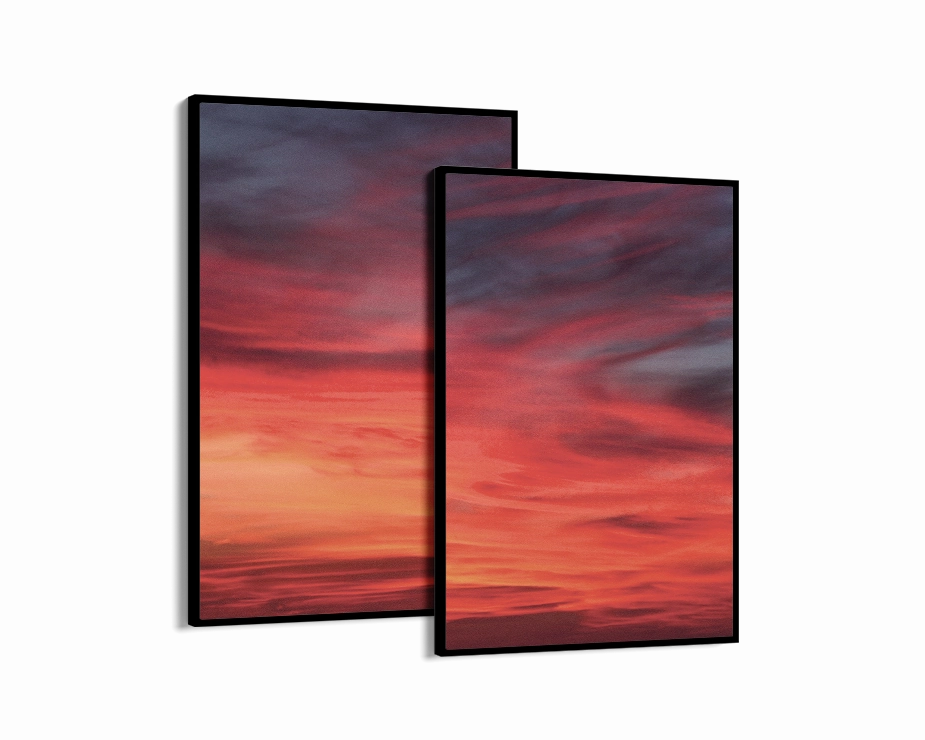Late Sunset Set Includes Two Prints