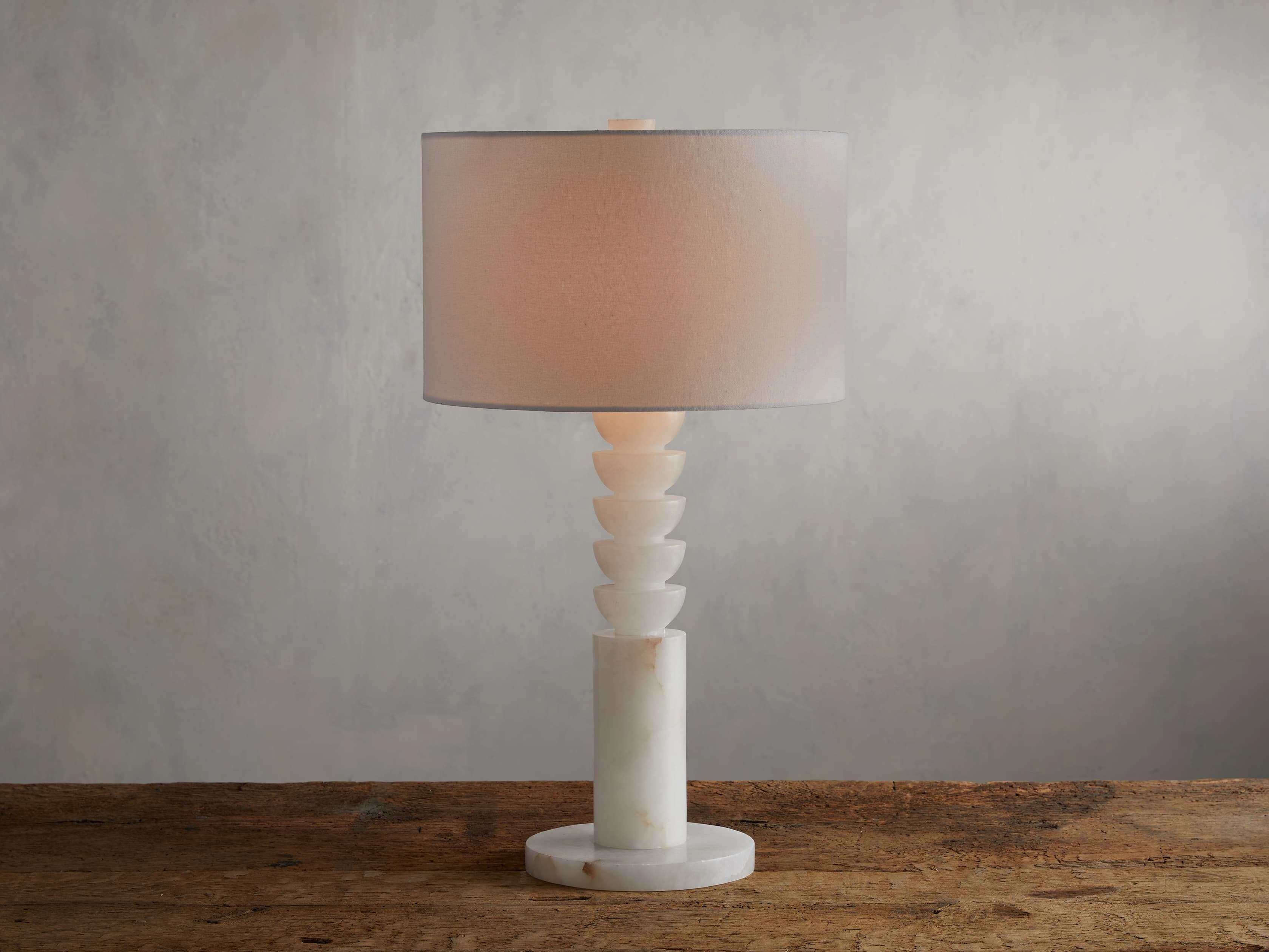 Lathe Alabaster Table Lampmodern table lamp ,dimmable table lamp 