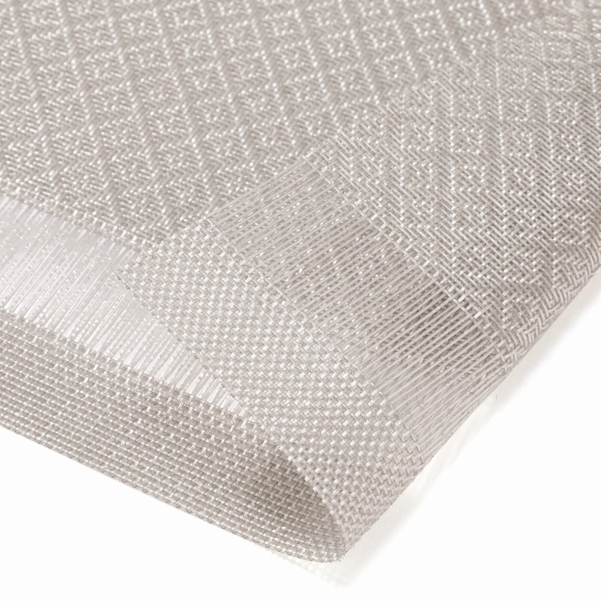 Lattice Lunch Mat  Gray