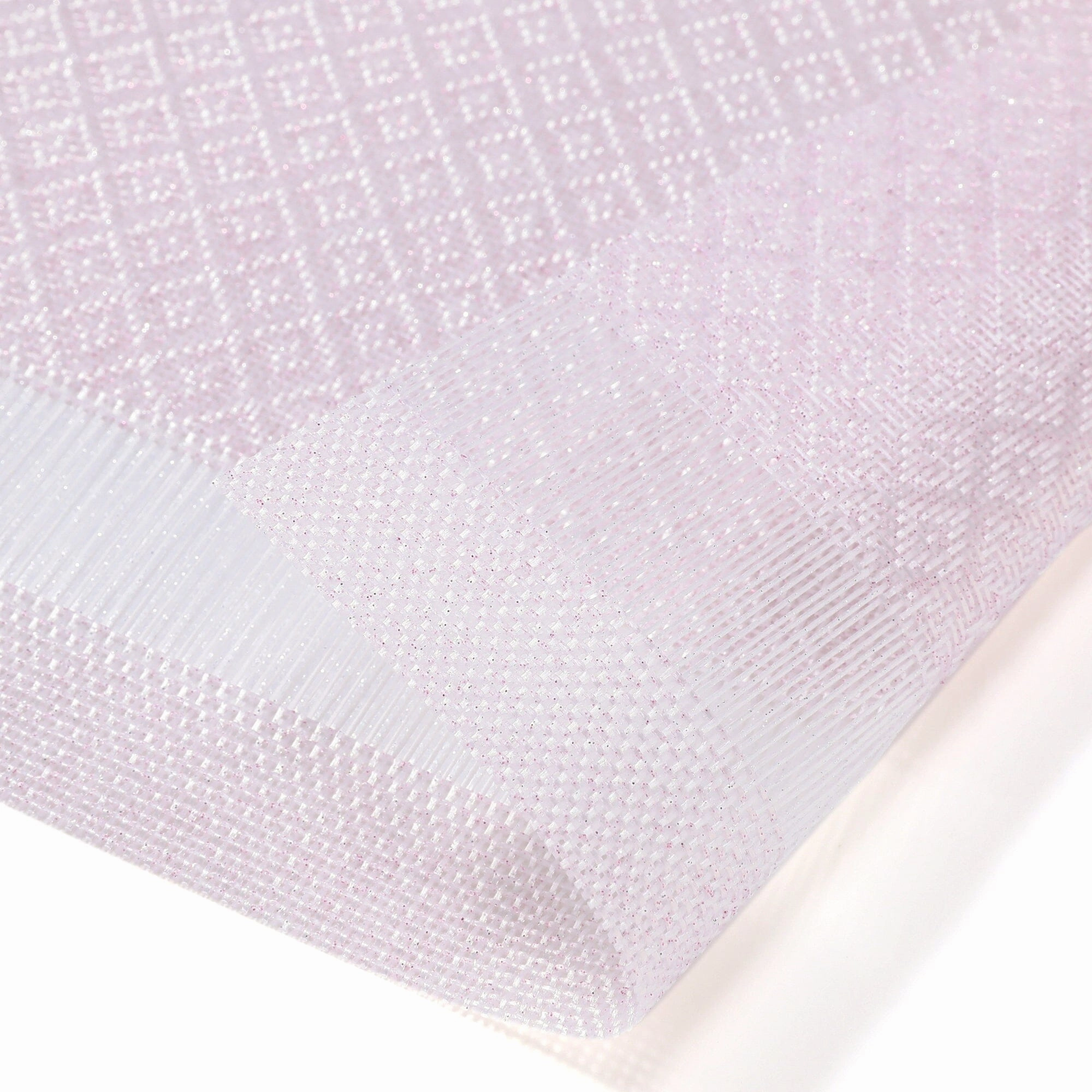 Lattice Lunch Mat  Pink