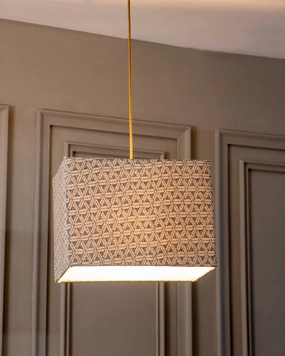 Lattice Pattern Rectangular Shade Pendant Lightmodern wall lamp,smart wall lamp