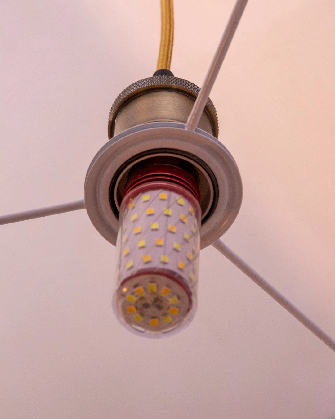 Lattice Pattern Rectangular Shade Pendant Light