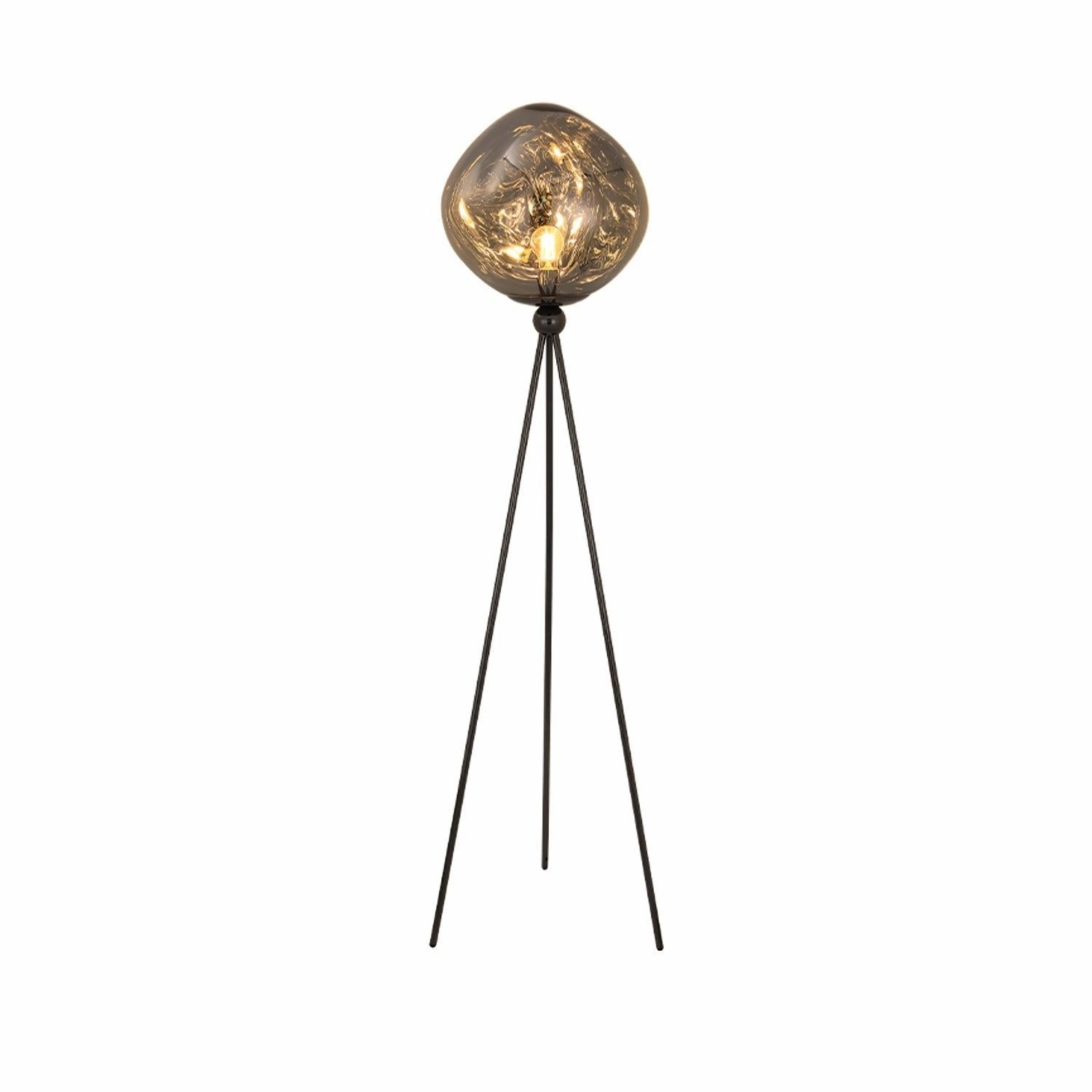 Lava Tripod Rock Floor Lamp