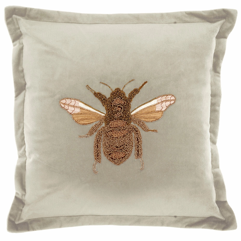 Layla Embroidered Feather Cushion Quartzbedding sets ,throw blankets 