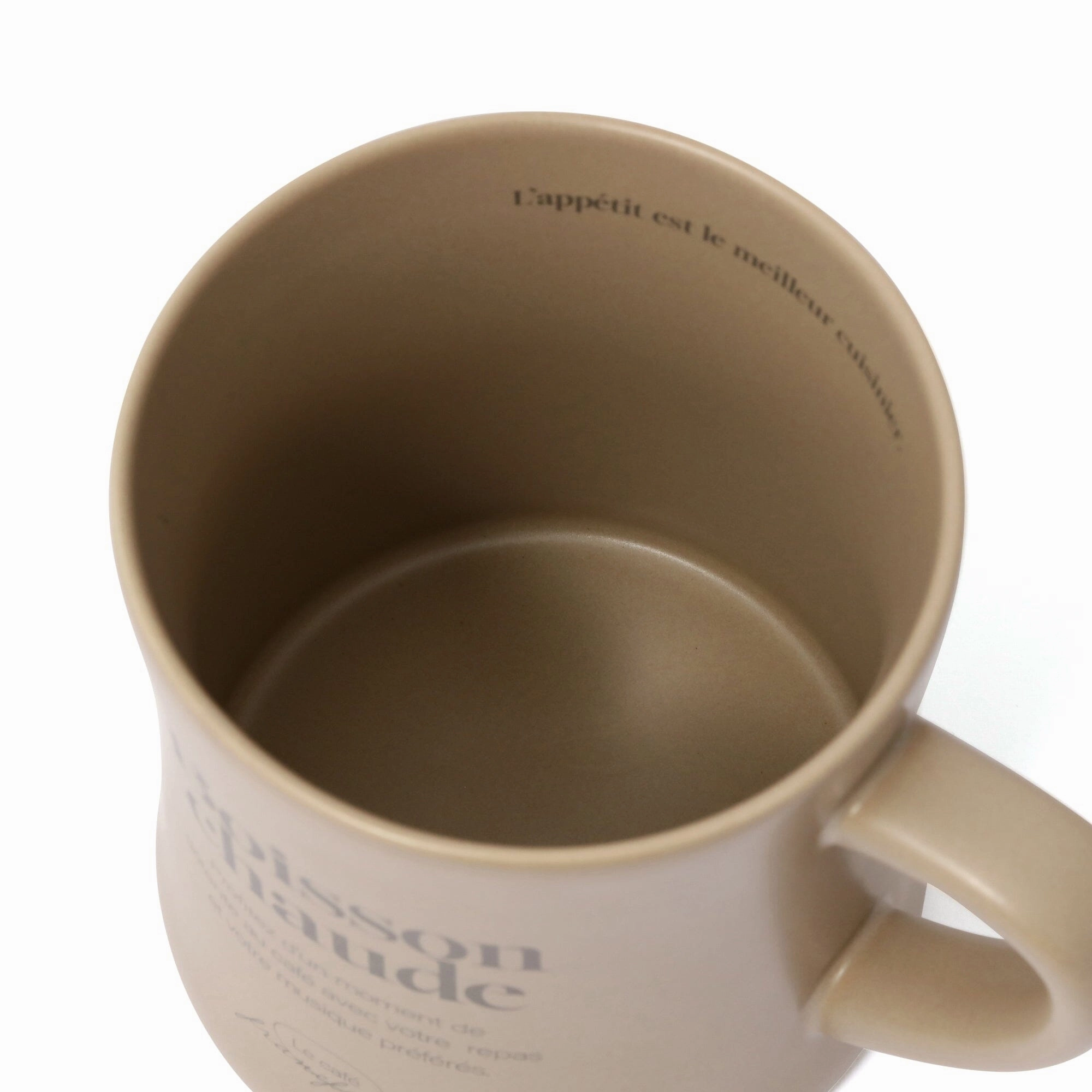 Le Cafe Mug Brown