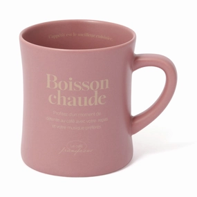 Le Cafe Mug Pinkglass cups ,personalized mugs 