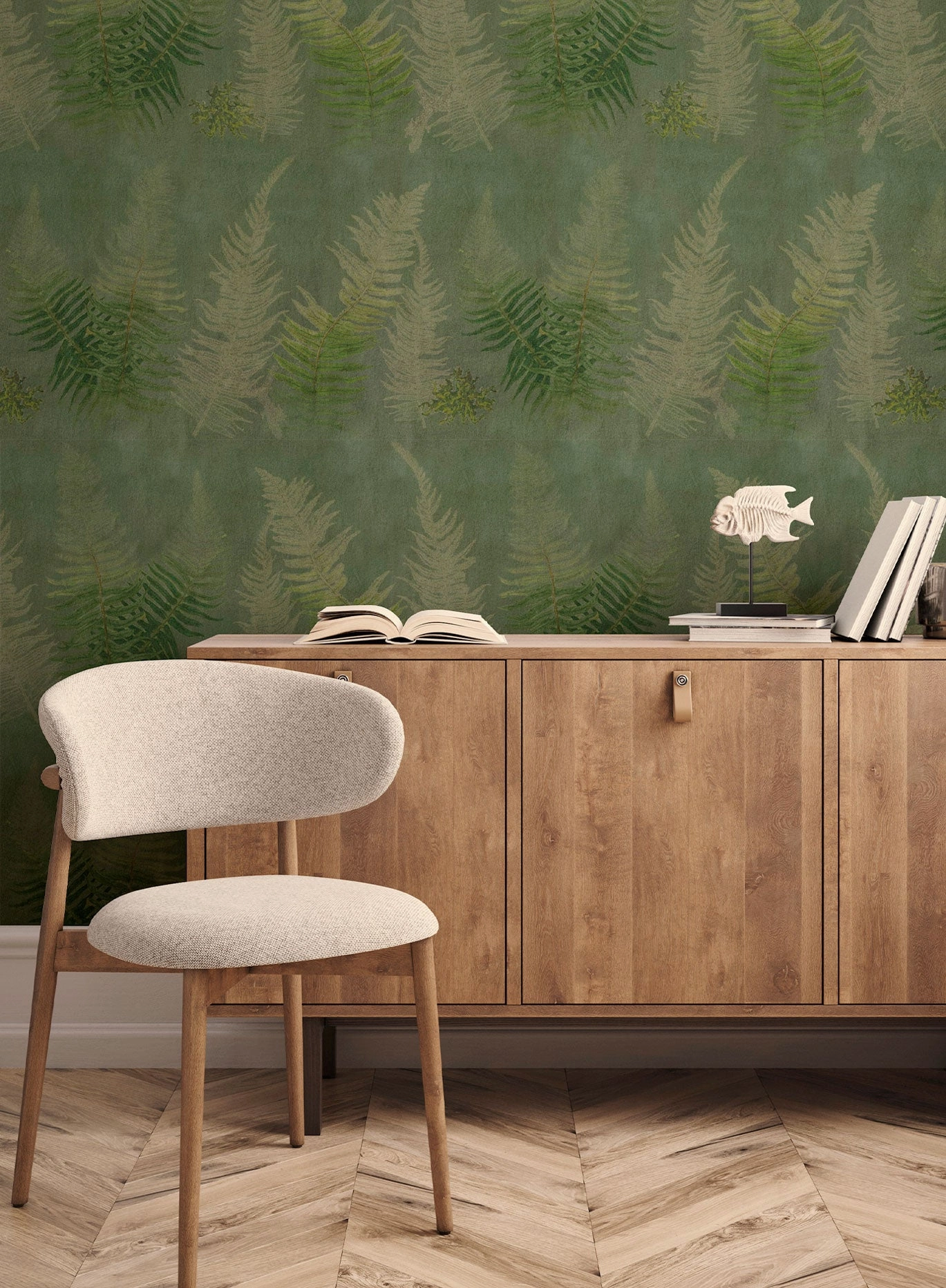 Leafy Trails, Wallpaper