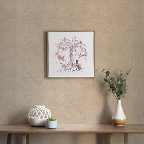 Leaping Into the Fauna Framed Canvas Stonemodern home decor ,home decor for bedroom 
