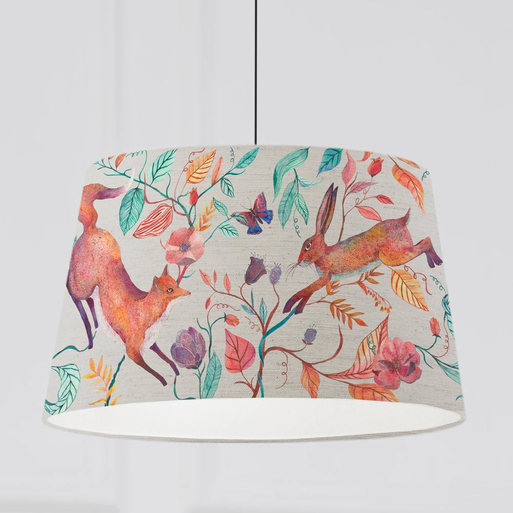Leaping Into The Fauna Quintus Taper Lamp Shade Linenmodern home decor ,home decor for bedroom 