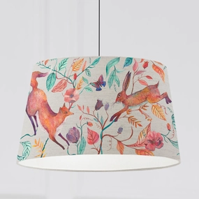 Leaping Into The Fauna Quintus Taper Lamp Shade Linenmodern home decor ,home decor for bedroom 