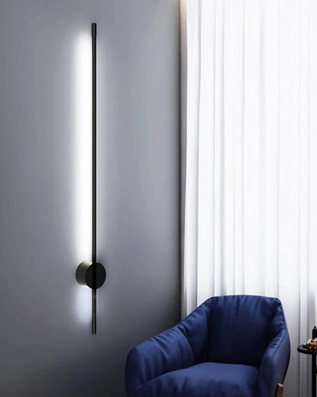 Led Black Long Tube Wall Lightmodern wall lamp,smart wall lamp