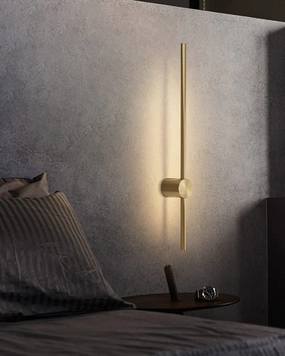 Led Gold Long Tube Wall Lightmodern wall lamp,smart wall lamp