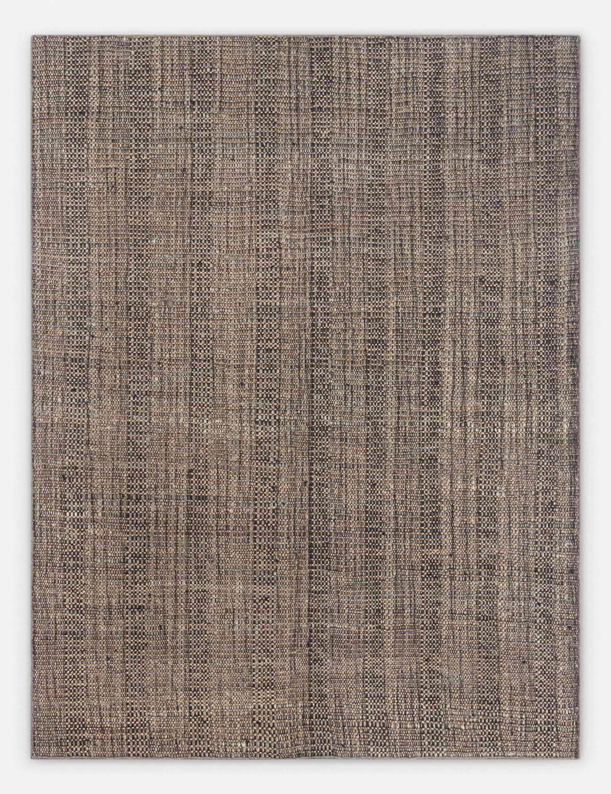 Lemieux et Cie Kaffrine Handwoven Jute Rug by Momenimodern color block patchwork rug