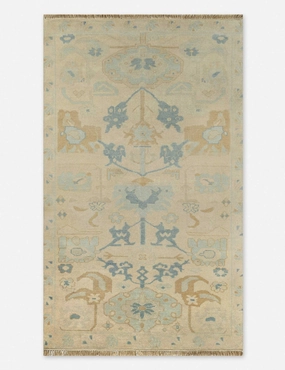 Lemieux Et Cie Kamalo Hand-Knotted Wool Rug by Momenimodern color block patchwork rug