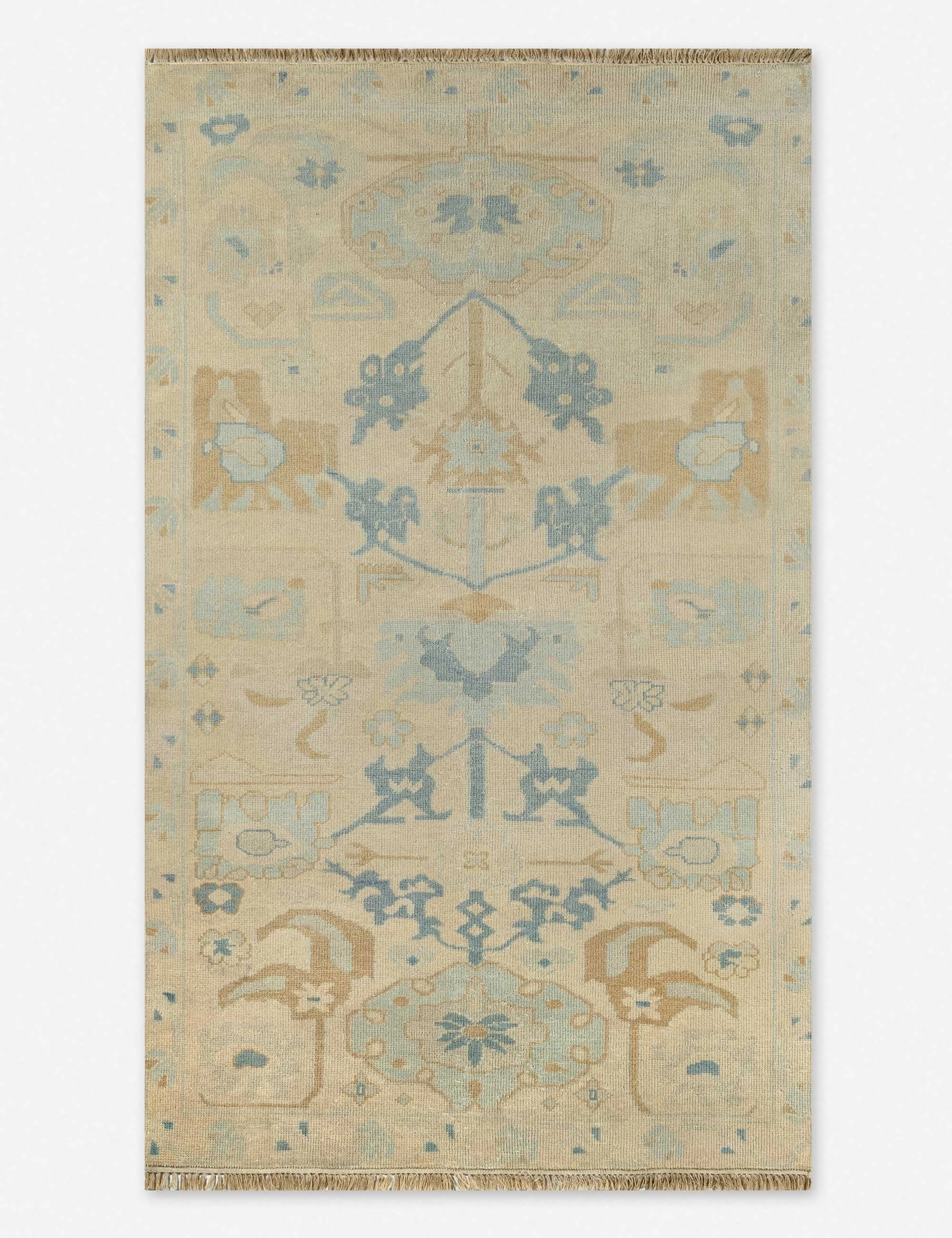 Lemieux Et Cie Kamalo Hand-Knotted Wool Rug by Momenimodern color block patchwork rug