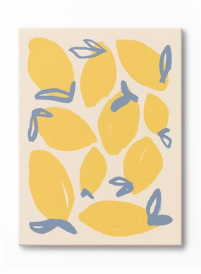 Lemon Burst, Canvasindoor decorative canvas print