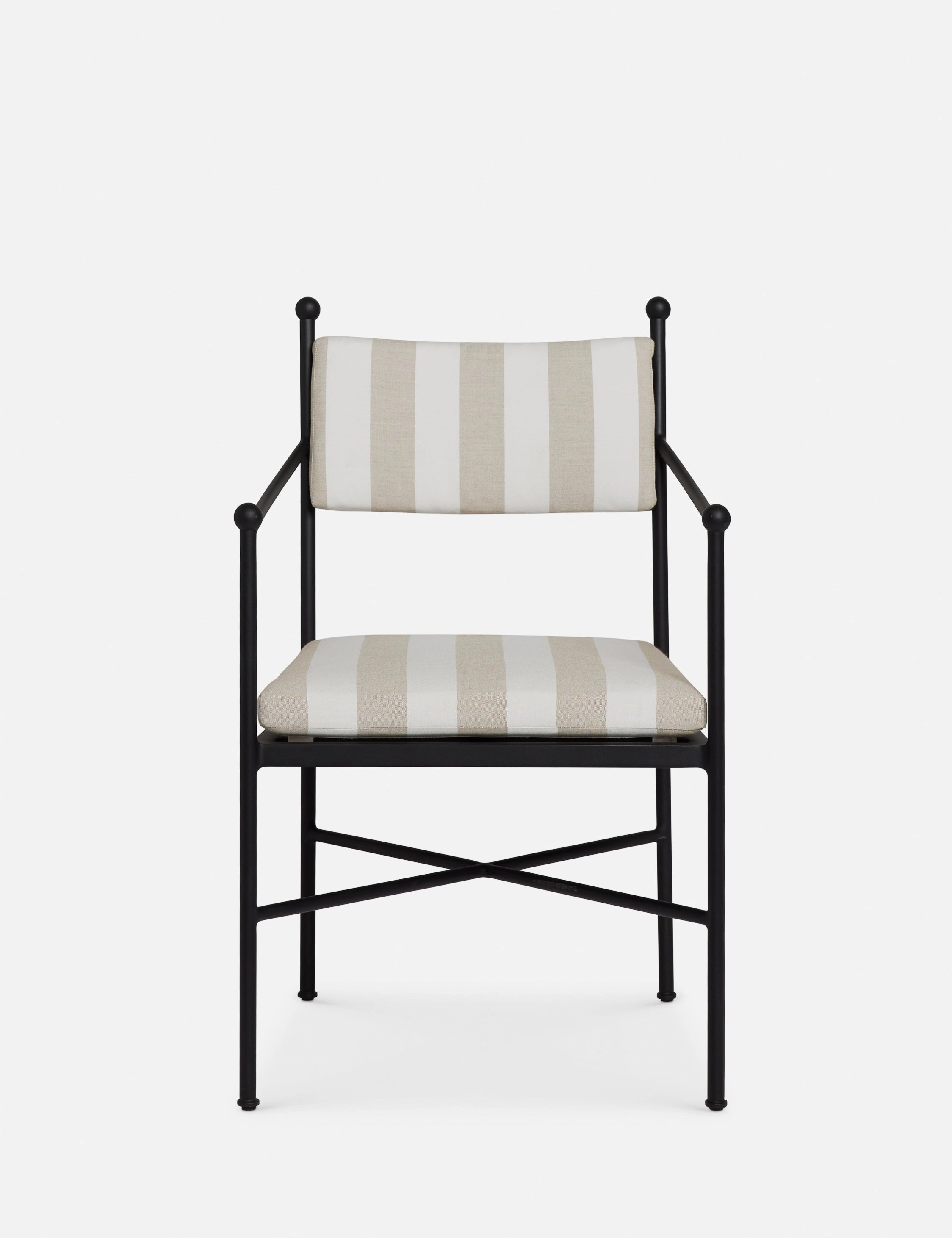 Leni Outdoor Dining Arm Chairoutdoor wrought iron plant stand