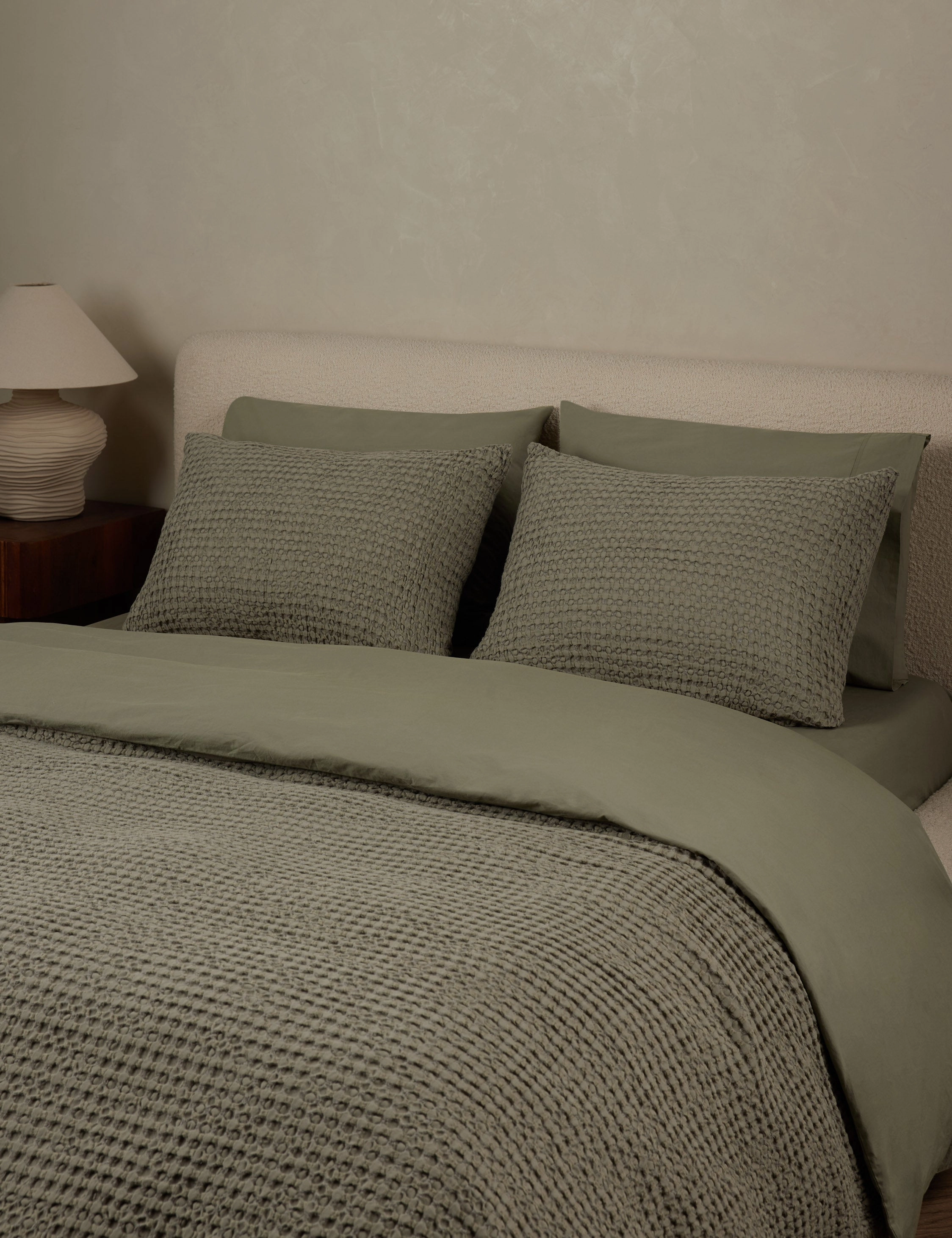 Lenora Textured Cotton Linen Sham