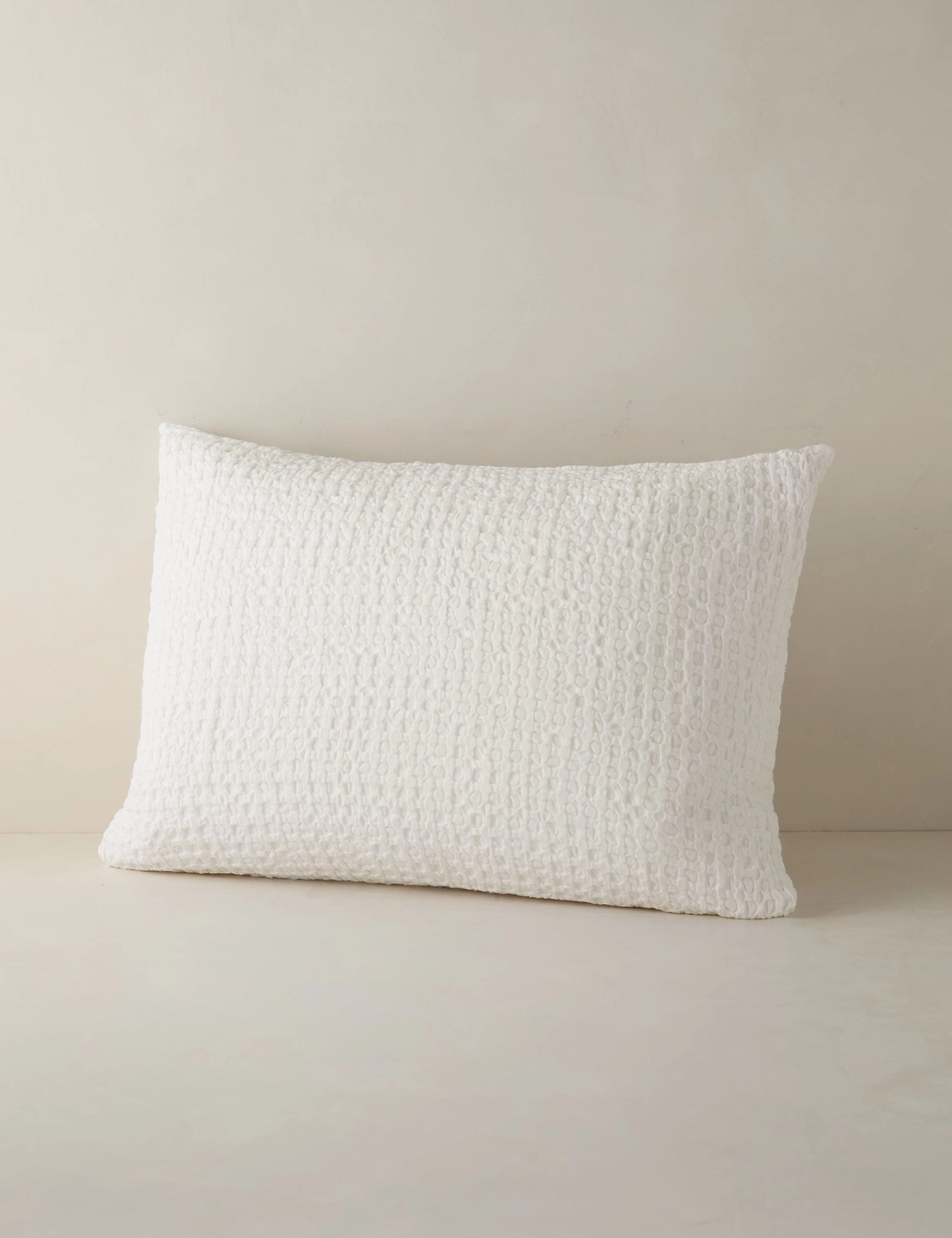Lenora Textured Cotton Linen Sham